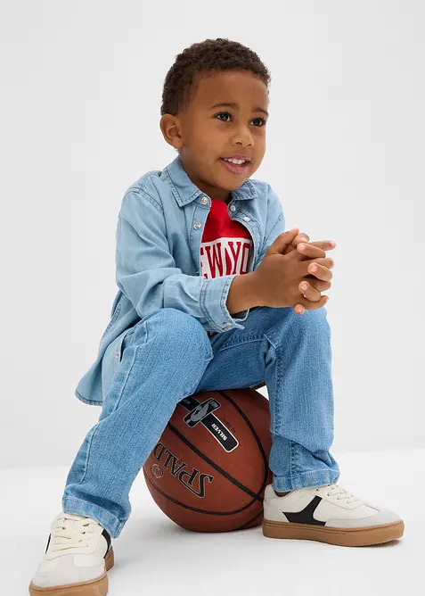 Slim fit-jeans med stretch, Straight, bonprix