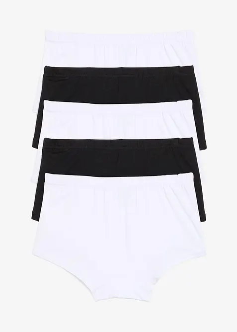 Panty med myk økologisk bomull (5-pack), bonprix