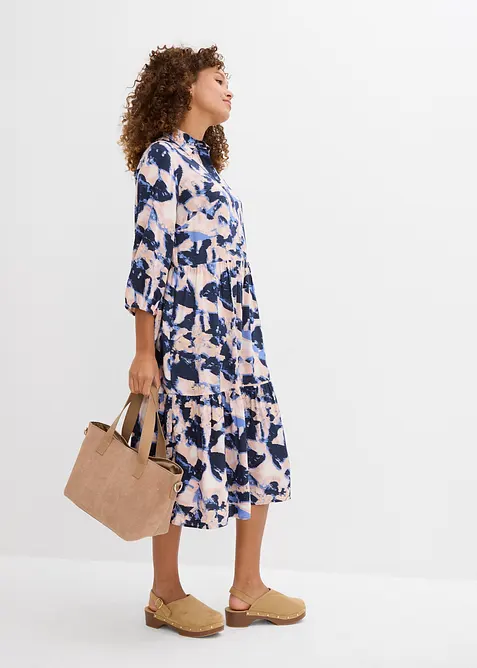 Tunikakjole i lett viskose, bonprix