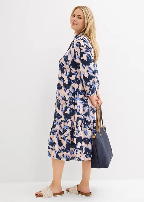 Tunikakjole i lett viskose, bonprix