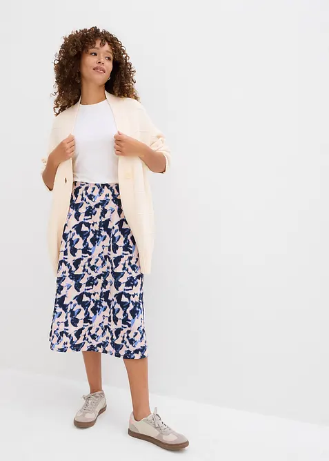 Midiskjørt i vid modell, bonprix