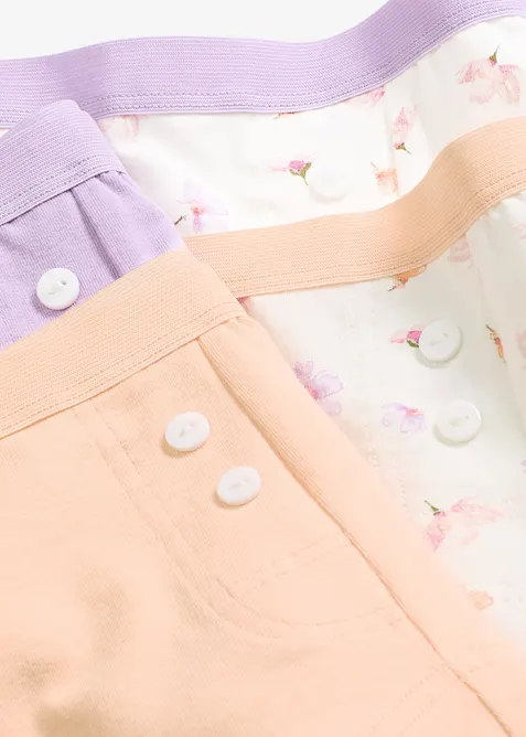 Boxershorts til dame (4-pack) med behagelig bomull, bonprix