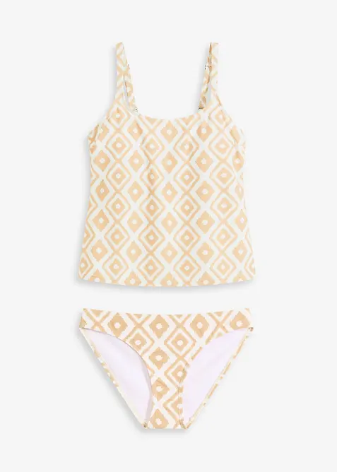 Tankini (2-delt sett) med rund hals, bonprix