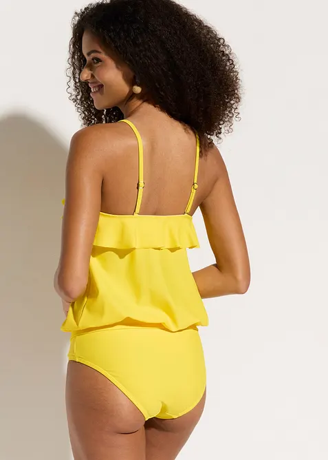 Bandeau-tankini (2-delt sett) med Multiway-stropper, bonprix