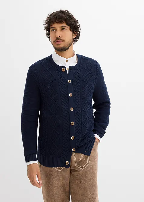 Strikkejakke i tradisjonell stil, bonprix