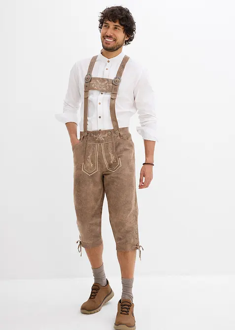 Skjorte i tradisjonell stil av ren bomull, bonprix