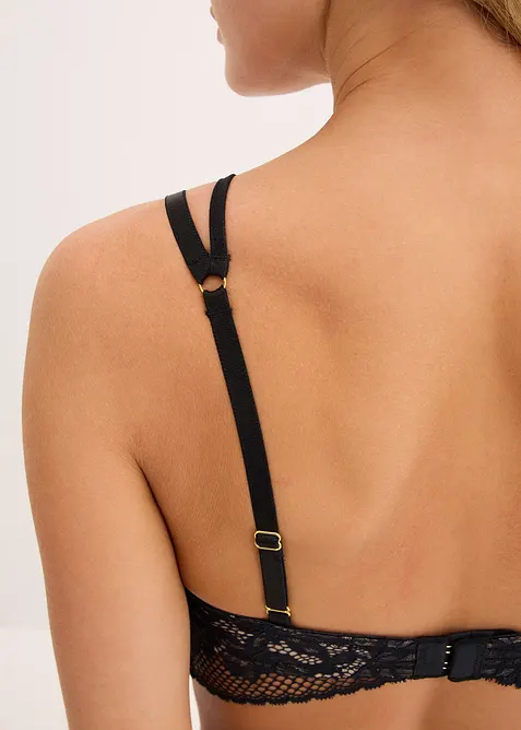 Bralette med nydelige blonder, bonprix