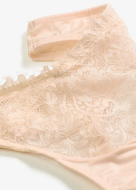 Stringtruse med glanseffekt, bonprix