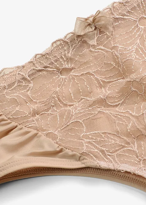 Brasiliansk truse med blomsterbroderi, bonprix