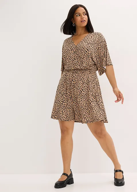 Jerseykjole i viskosemiks, bonprix