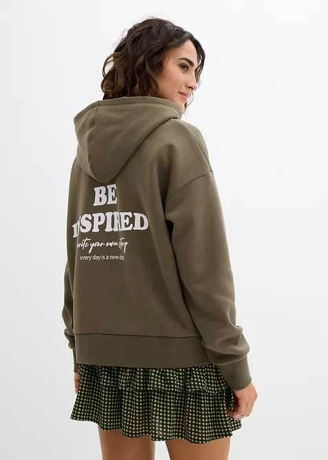 Oversized hettegenser av myk bomullmiks, bonprix