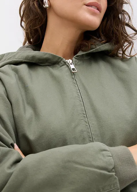 Ytterjakke av 100% bomull, bonprix