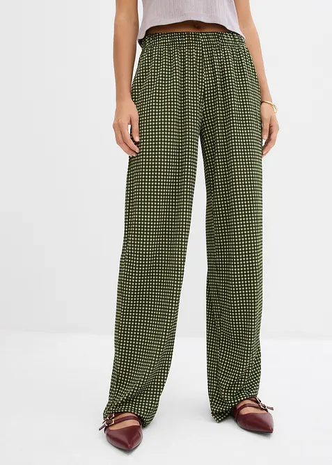 Jerseybukse av strukturert krepp, bonprix