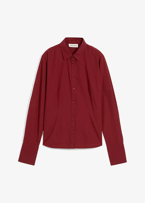 Skjorte med silke, bonprix