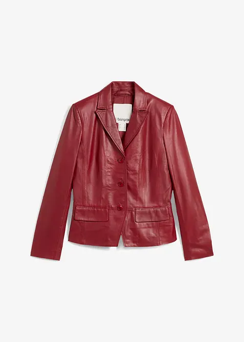 Kort blazer i lammenappa, bonprix