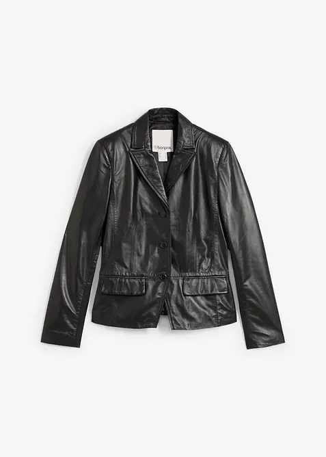 Kort blazer i lammenappa, bonprix