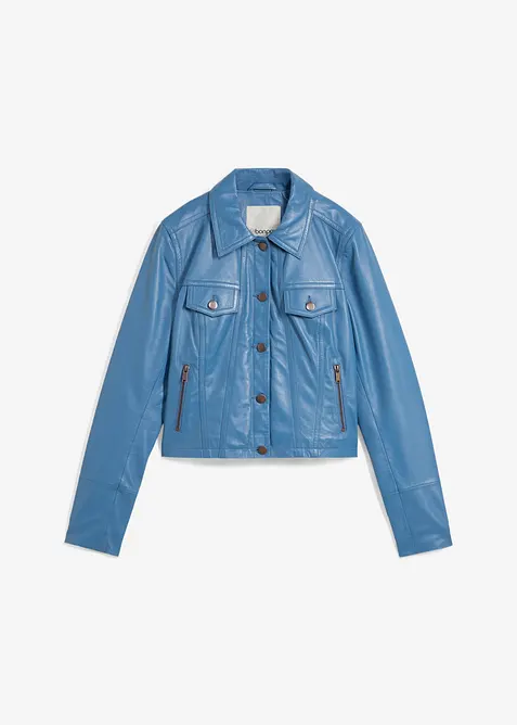 Skinnjakke i lammenappa, bonprix