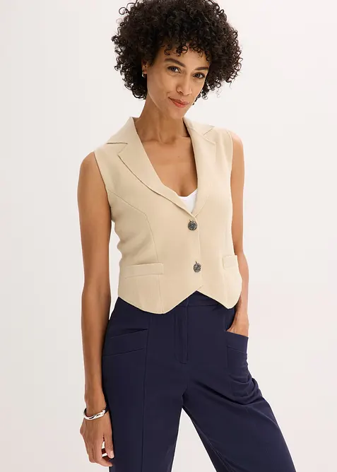 Strikket vest, bonprix