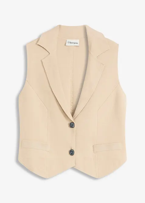 Strikket vest, bonprix