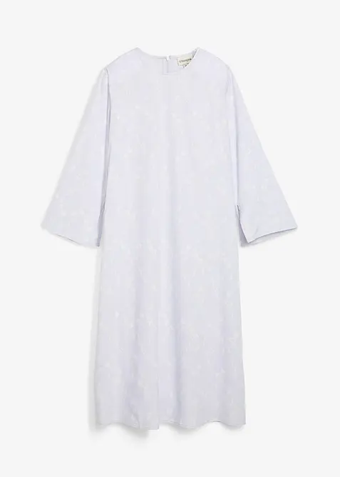 Blomstrete midikjole av 100% viskose, bonprix