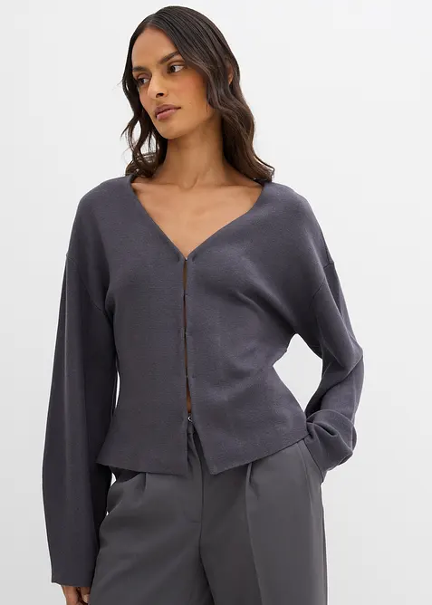 Cardigan i viskosemiks, bonprix
