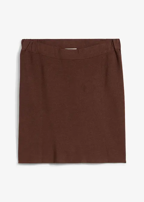 Strikket skj&oslash;rt i viskosemiks, bonprix