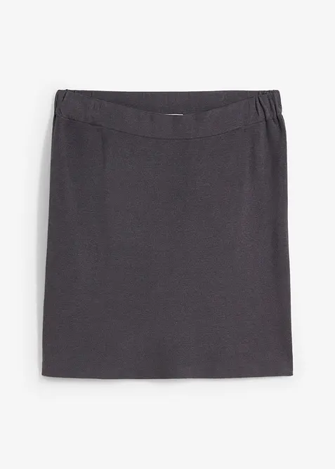 Strikket skjørt i viskosemiks, bonprix