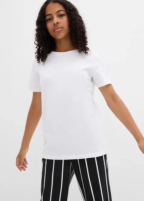 T-skjorte i 100% økologisk bomull (3-pack), bonprix