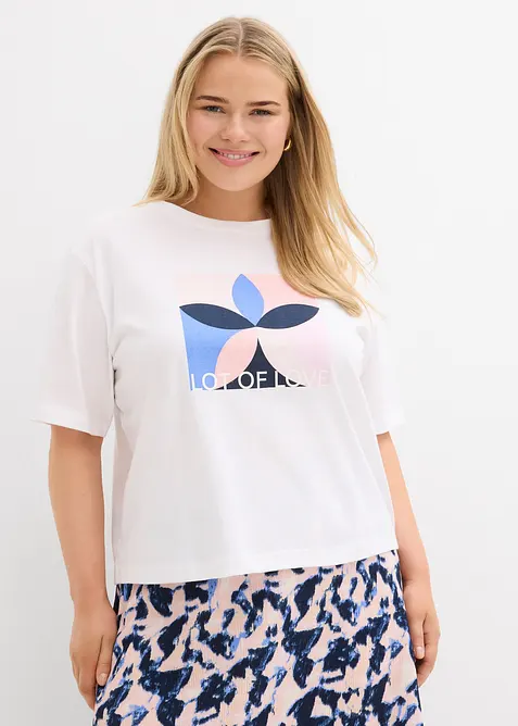 T-skjorte i 100% bomull, bonprix