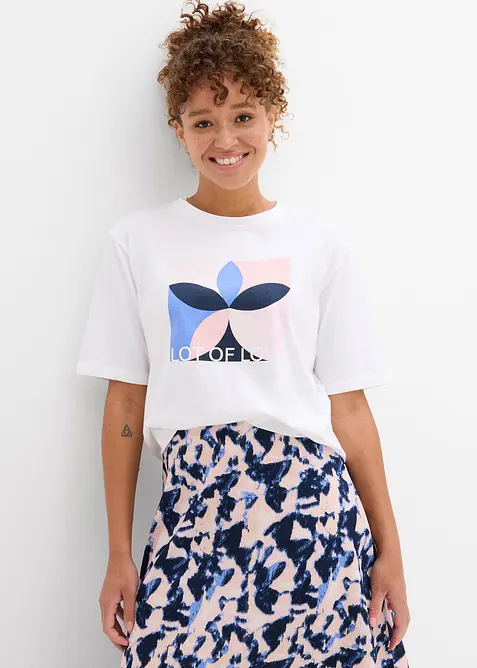 T-skjorte i 100% bomull, bonprix