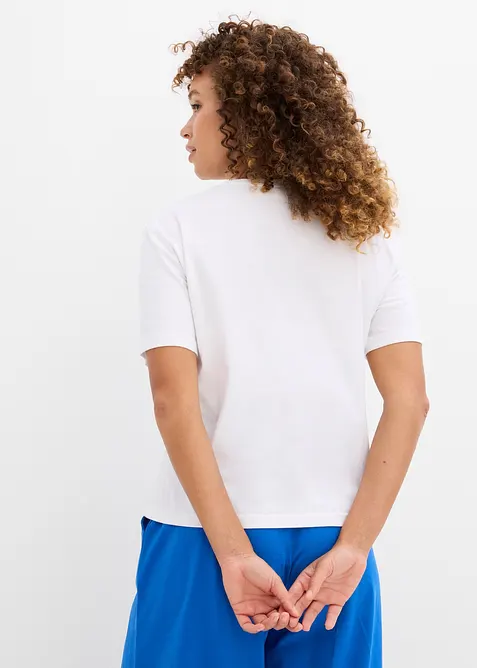 T-skjorte i 100% bomull med trykk, bonprix