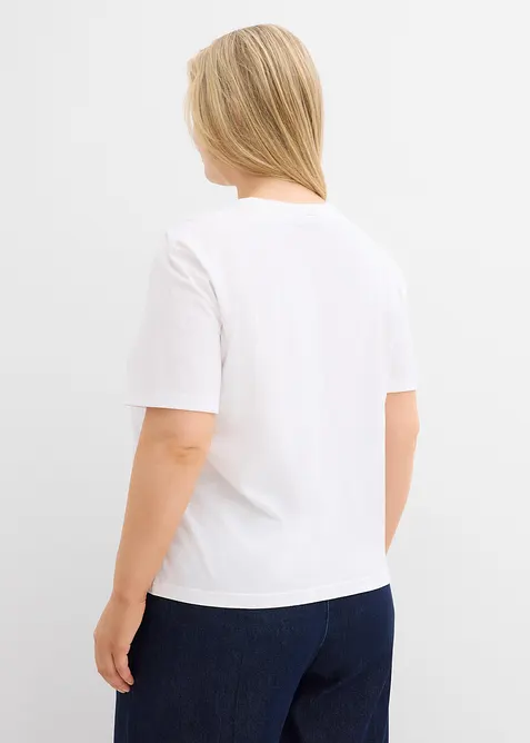 T-skjorte i 100% bomull med trykk, bonprix