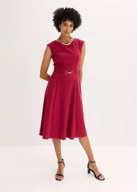 Kjole med belte (2 deler), bonprix