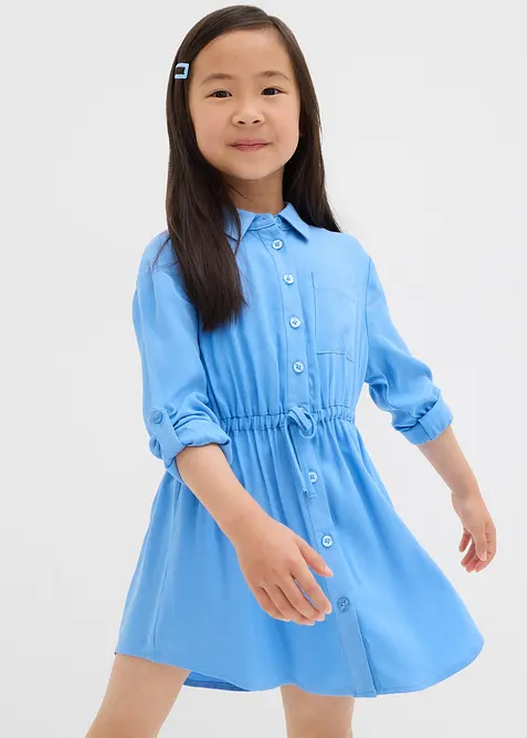 Skjortekjole i lett viskose, bonprix