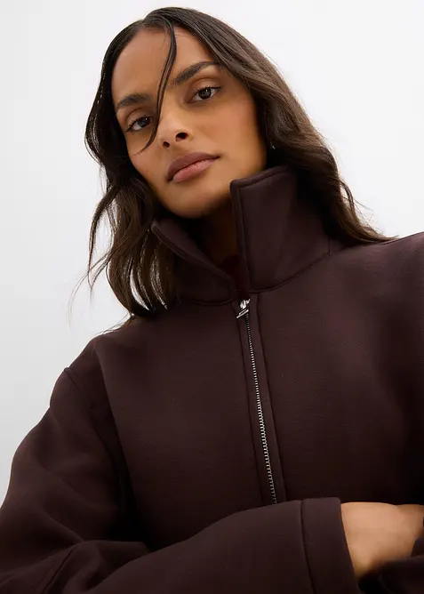 Kort jakke i scuba-materiale, bonprix