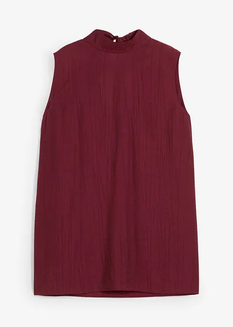 Lang topp i viskosemiks med struktur, bonprix