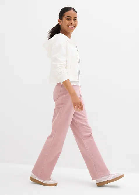 Sweatjakke med hette av 100% økologisk bomull, bonprix