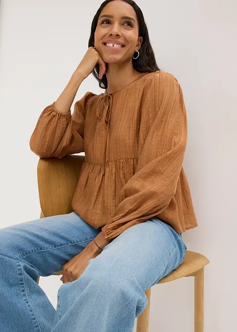 Blusetunika i lyocell, bonprix