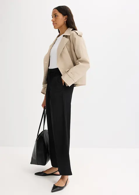 Bukse med legg og knyteb&aring;nd, bonprix