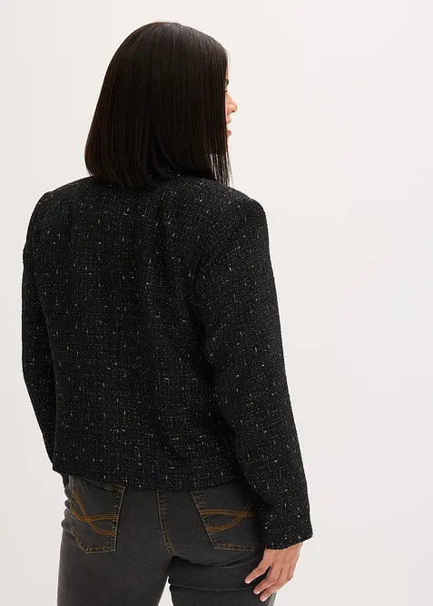 Kort blazer i myk bouclé, bonprix