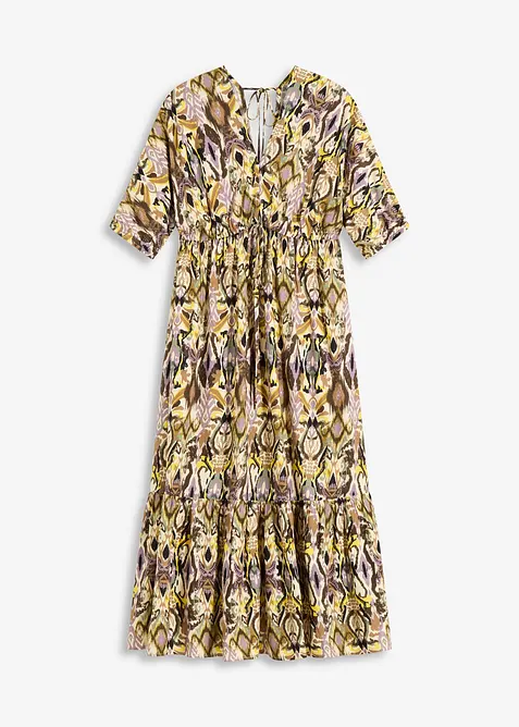 Midikjole i lett viskose, bonprix