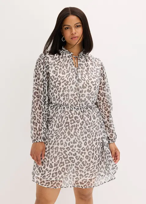 M&oslash;nstret kjole, bonprix