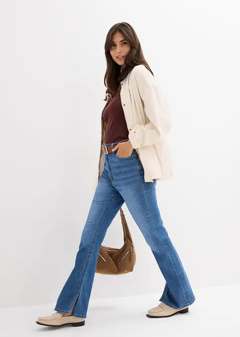 Bootcut-jeans High Waist, bonprix