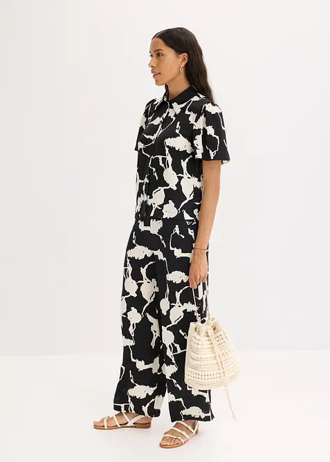 Skjorte i lett sateng, bonprix