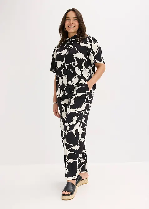 Skjorte i lett sateng, bonprix