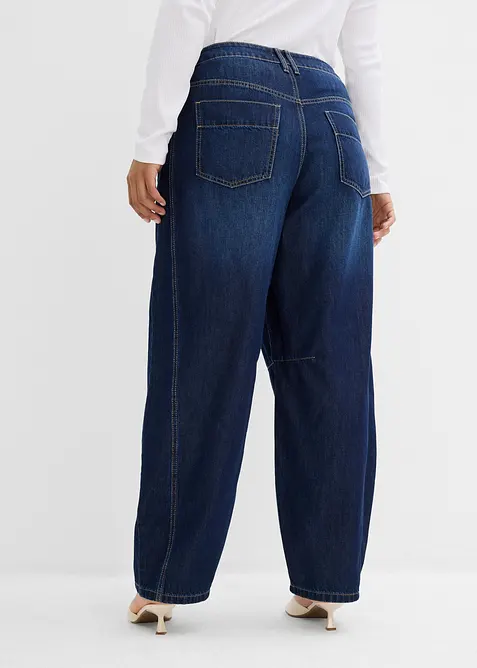 Ballong-jeans Mid Waist, super soft, bonprix