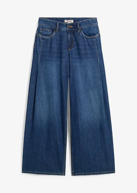 Wide-Leg-jeans Mid Waist, bonprix