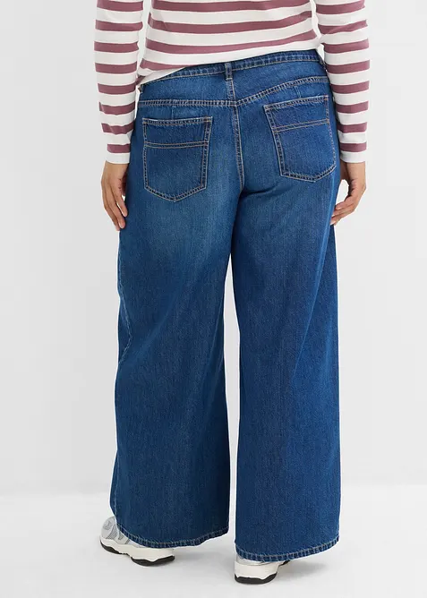 Wide-Leg-jeans Mid Waist, bonprix