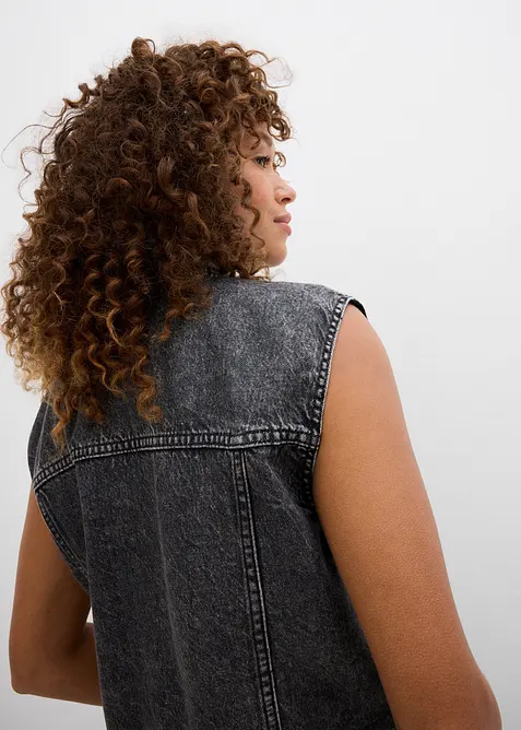Jeansvest av bomull, bonprix