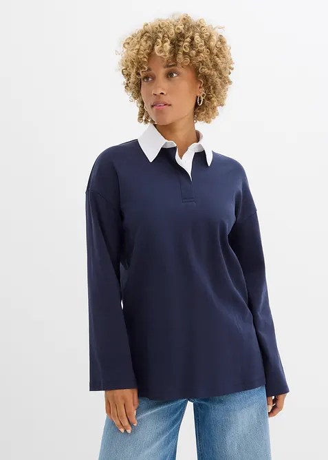 Rugbygenser i interlock-materiale, bonprix